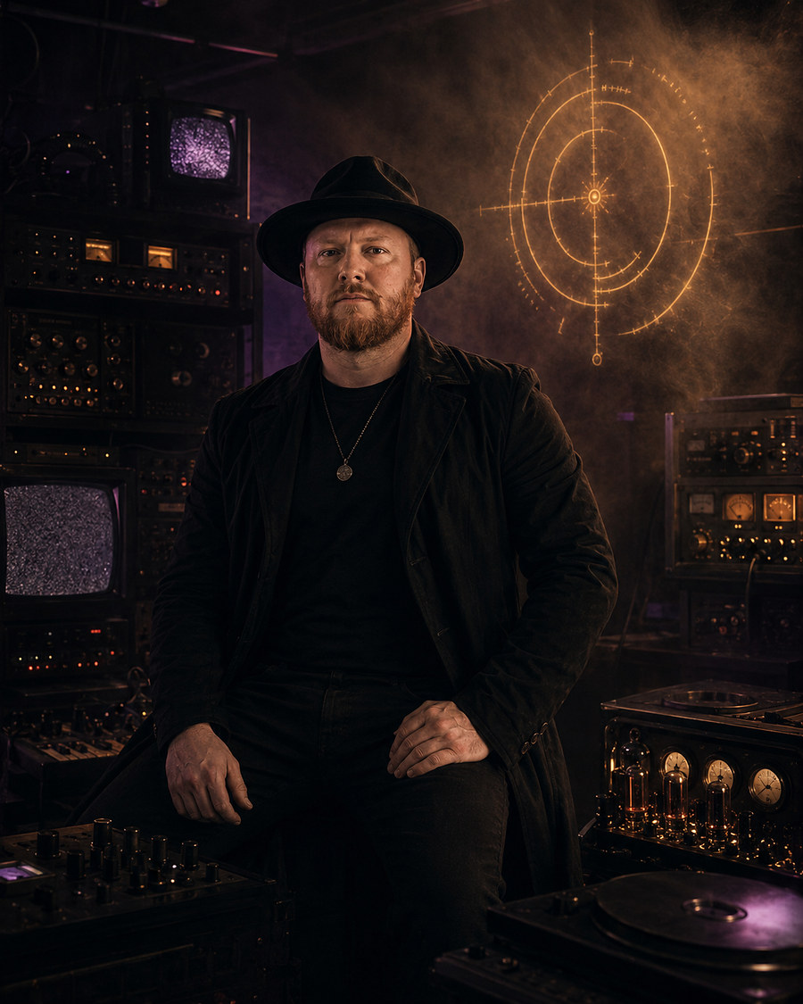 Official Cosmic Interjections transmission room portrait